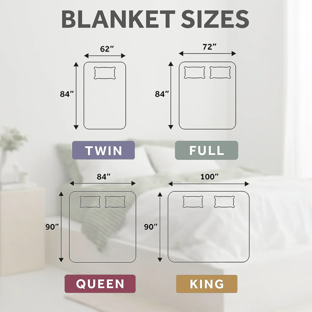kibhous 62''X84'' Twin size Electric Heated Blanket -with 6 Heating Levels ,20-Hour Selectable Auto Shut-Off (Orange) - Image 7